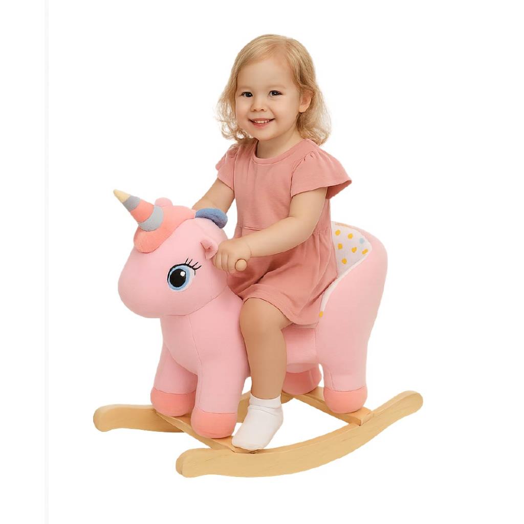 حصان هزاز يونيكورن وردي